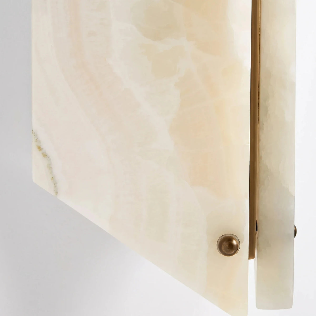 Slab Curved Light in alabaster for Living Room by AUVIELIGHT