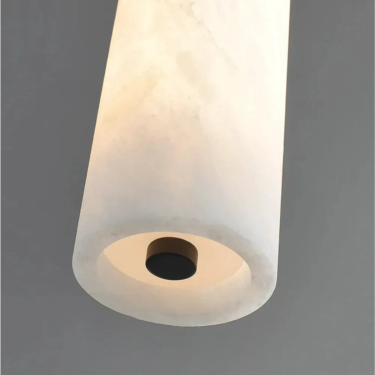 Slim Column Pendant Light in alabaster for Kitchen Island by AUVIELIGHT