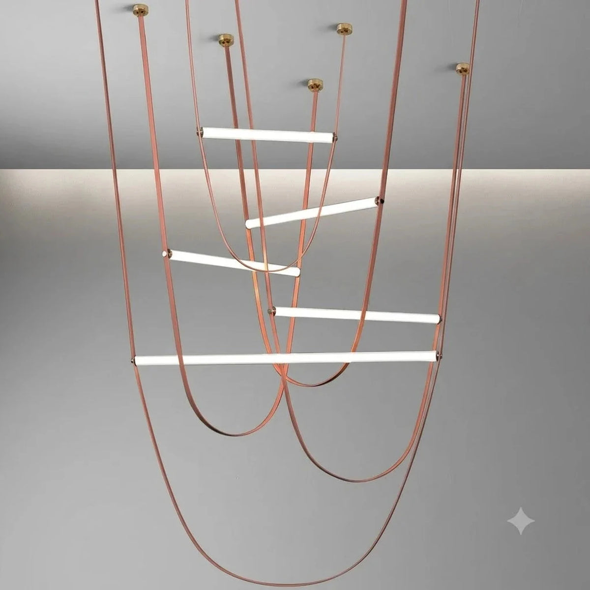 Sling Linear Pendant Light for Kitchen Island by AUVIELIGHT