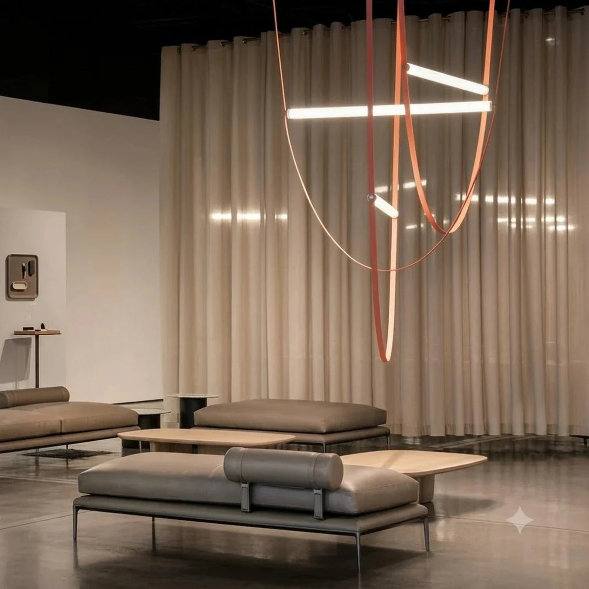 Sling Linear Pendant Light for Kitchen Island by AUVIELIGHT