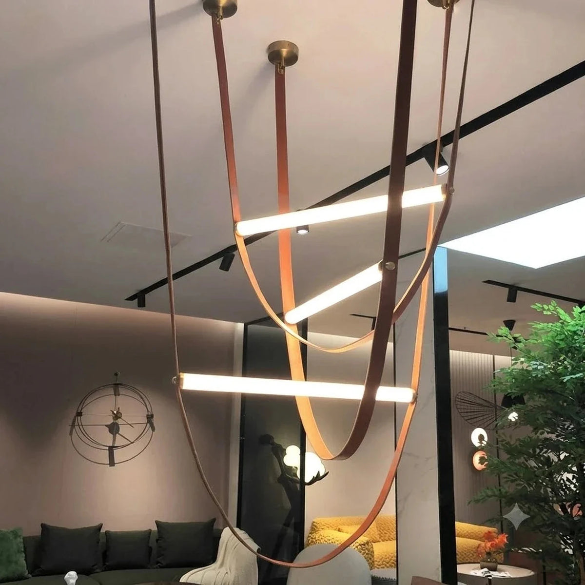 Sling Linear Pendant Light for Kitchen Island by AUVIELIGHT