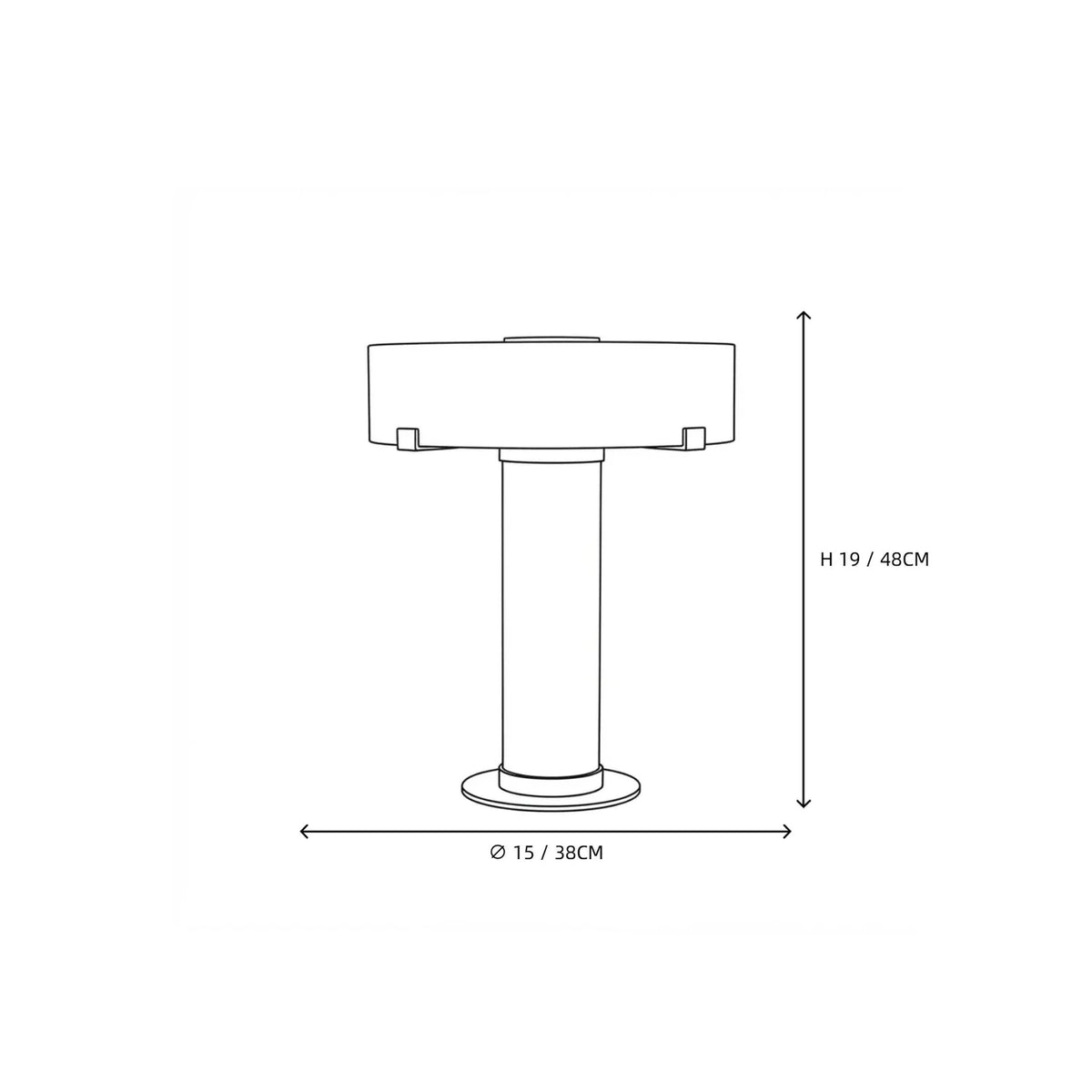 Solid Bedside Lamp in alabaster for Bedroom light fixture by AUVIELIGHT