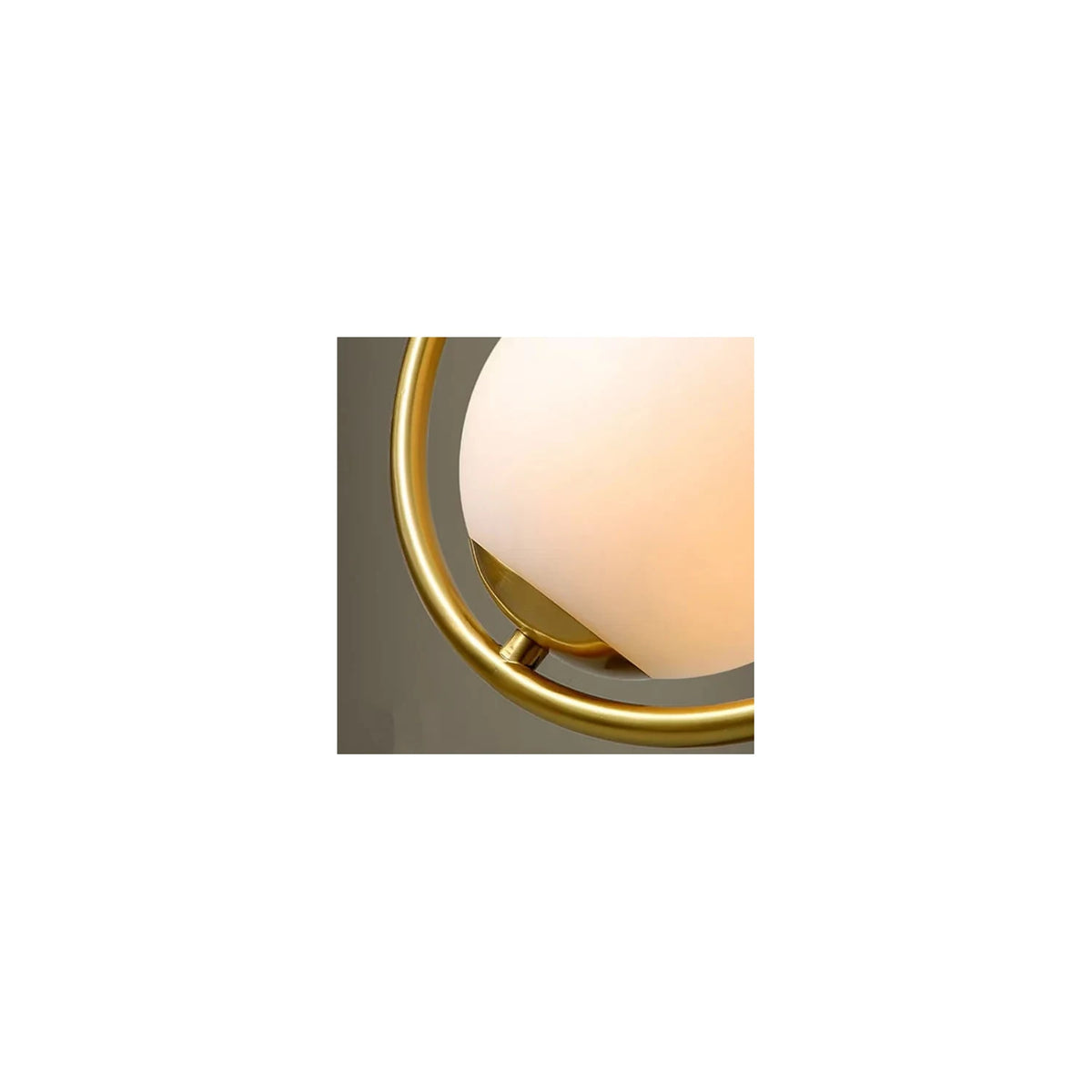SolPear Brushed Gold Glass Drop Light by AUVIELIGHT