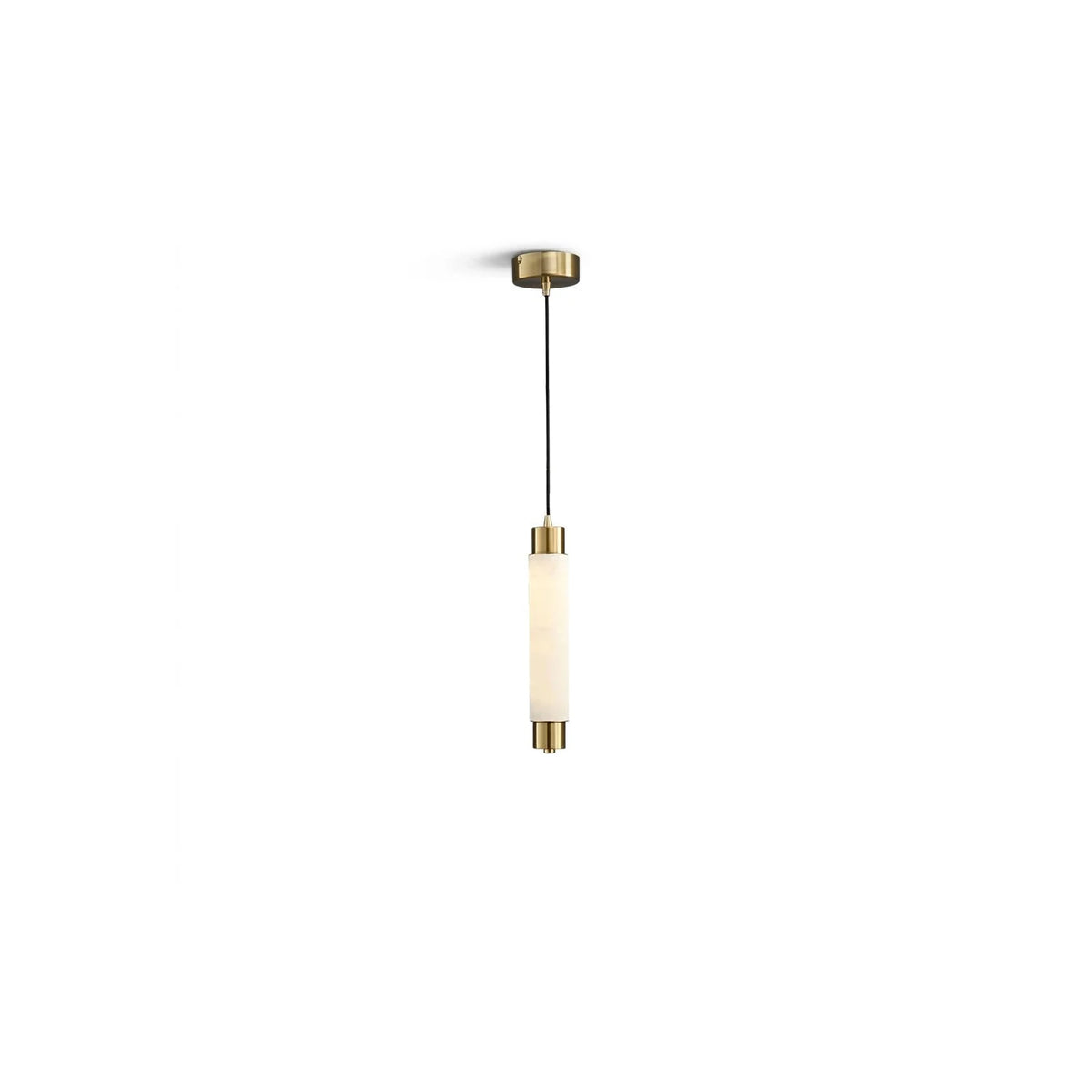 Solum Veined Alabaster Tube Light by AUVIELIGHT