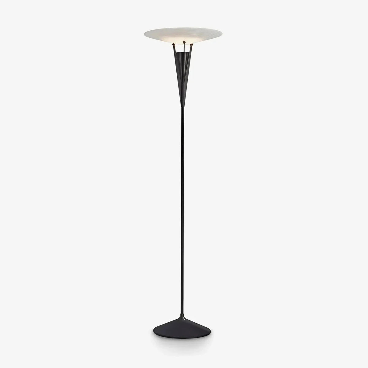 Standing Disc Floor Lamp in alabaster for Living Room light fixture by AUVIELIGHT, ∅ 13.8" x H 66.9" & Warm Light / Black / AU Plug and 3 other
