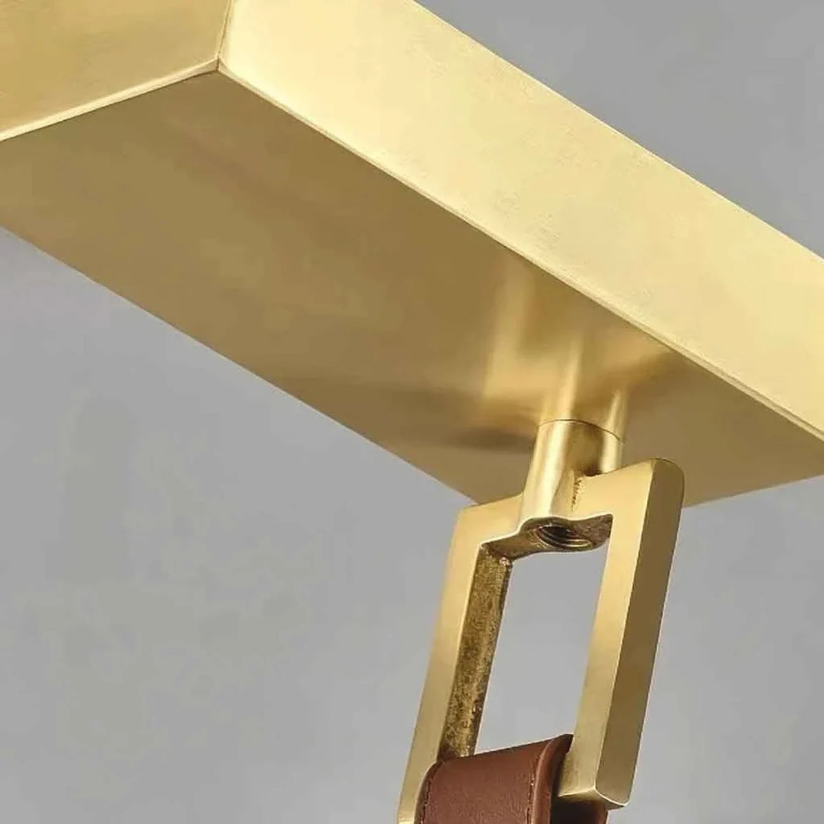Strap Linear Pendant Light in alabaster for Kitchen Island by AUVIELIGHT