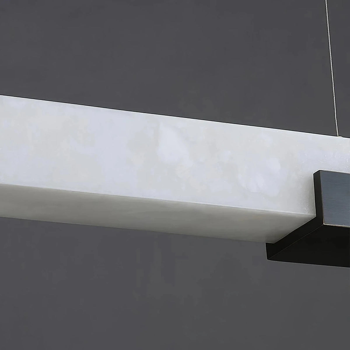 Strata Linear Alabaster Pendant Light by AUVIELIGHT