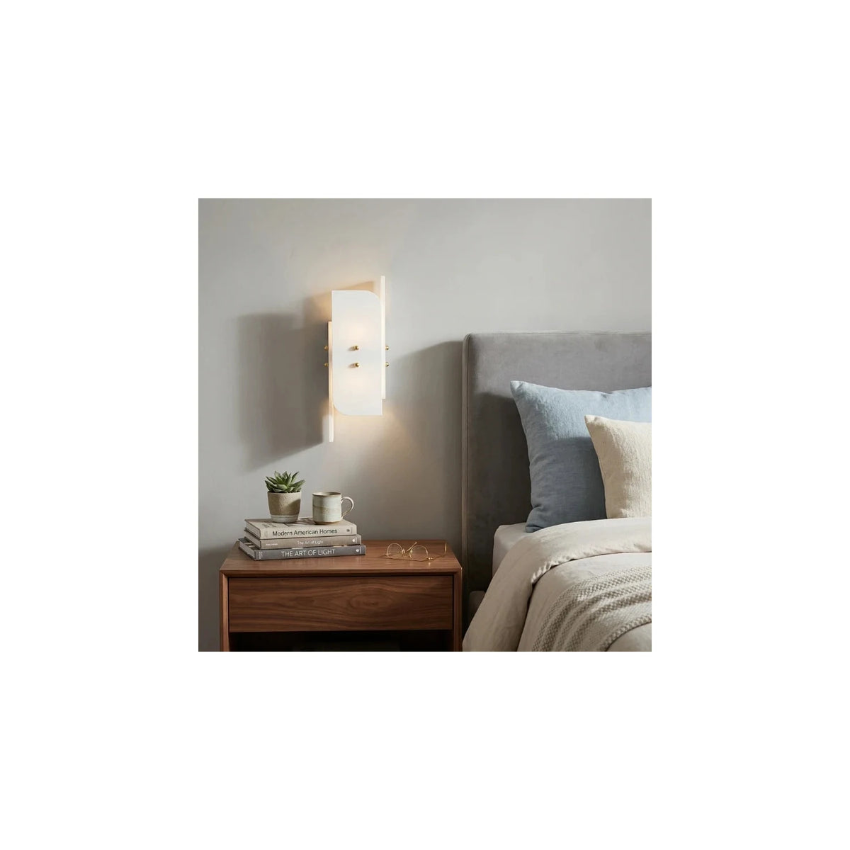 Strata Tiered Alabaster Wall Sconce light fixture by AUVIELIGHT