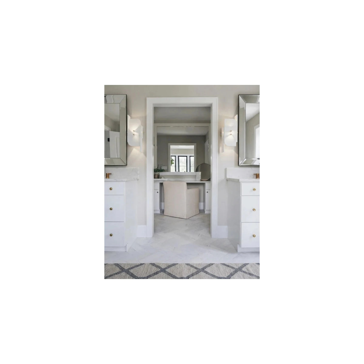 Strata Tiered Alabaster Wall Sconce light fixture by AUVIELIGHT