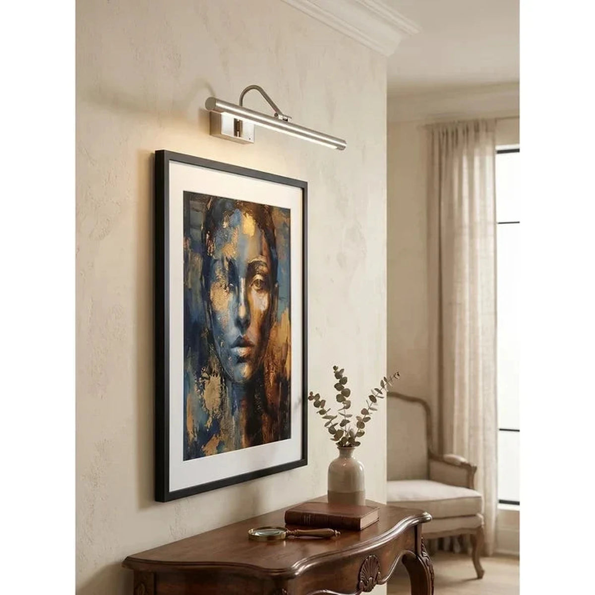 Swivel Wall Light in brass for Hallway by AUVIELIGHT