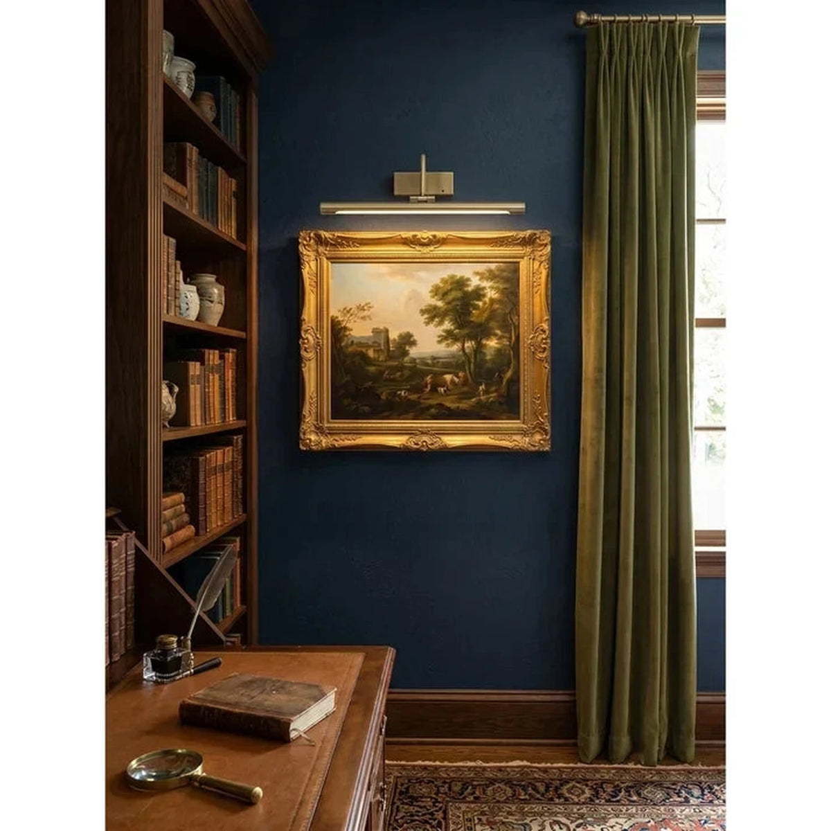 Swivel Wall Light in brass for Hallway by AUVIELIGHT