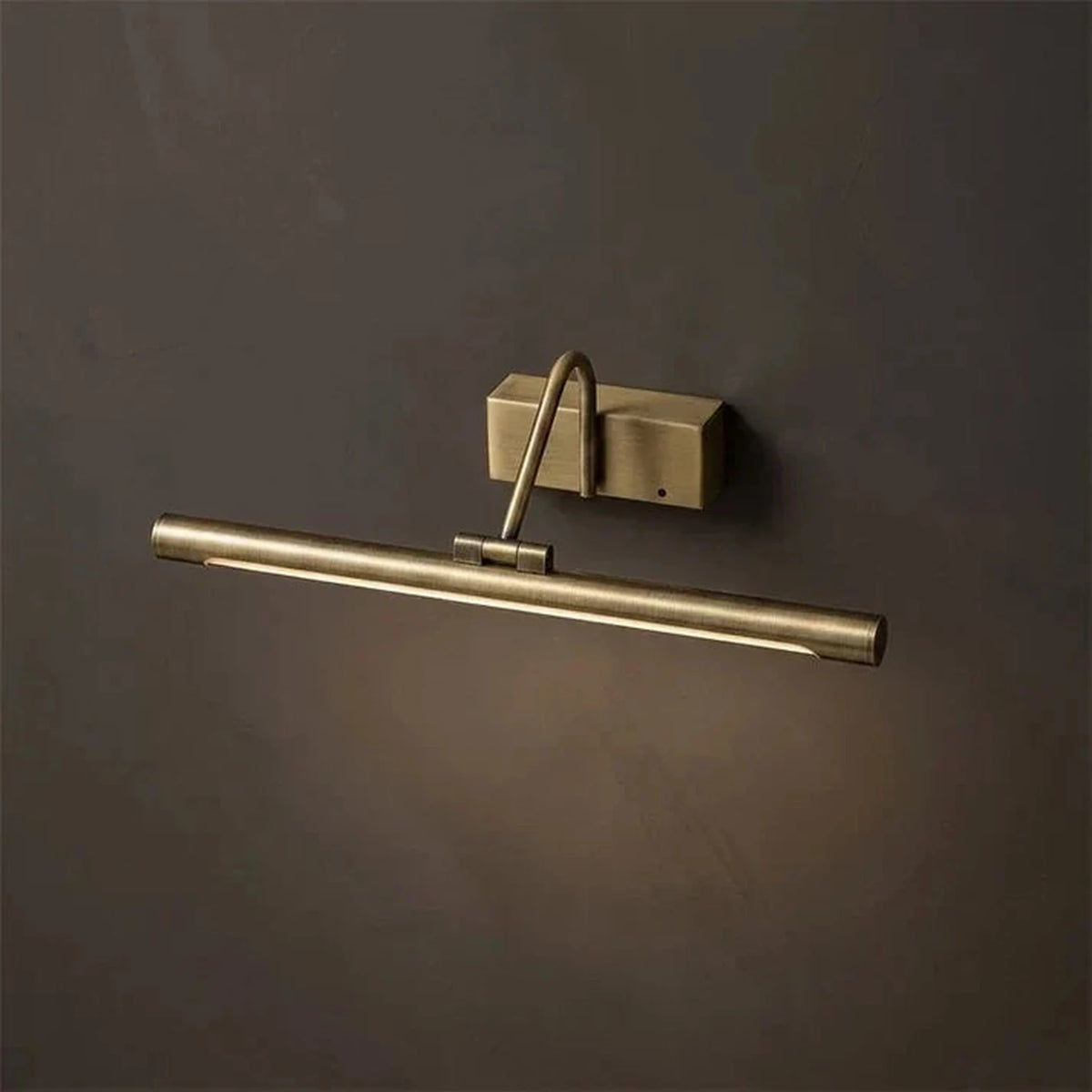 Swivel Wall Light in brass for Hallway by AUVIELIGHT, L 40 × W 17.5 × H 11 cm / L 15.7″ × W 6.9″ × H 4.3″ / Copper / Warm Light