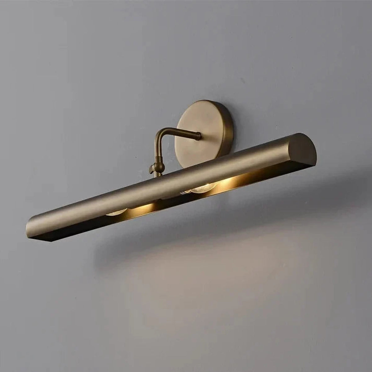 Swivel Wall Sconce in warm gold for Hallway by AUVIELIGHT
