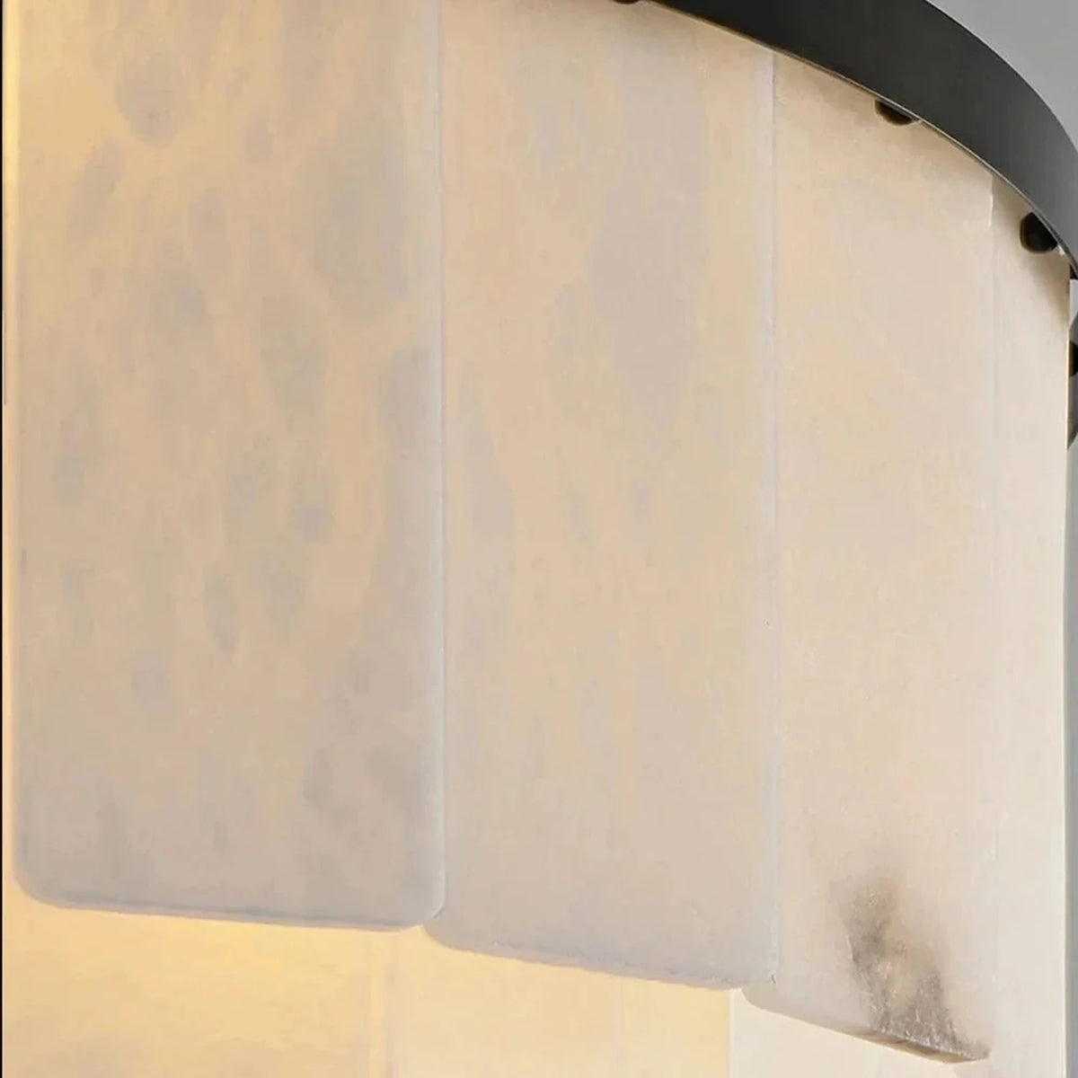 Tiered Chandelier in alabaster for Dining Room by AUVIELIGHT