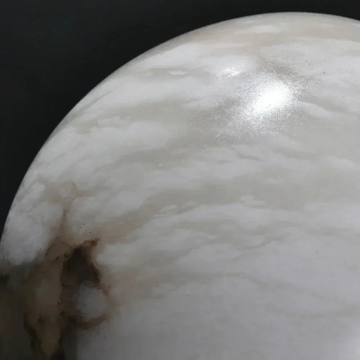 Tripod Lamp in alabaster for Living Room light fixture by AUVIELIGHT