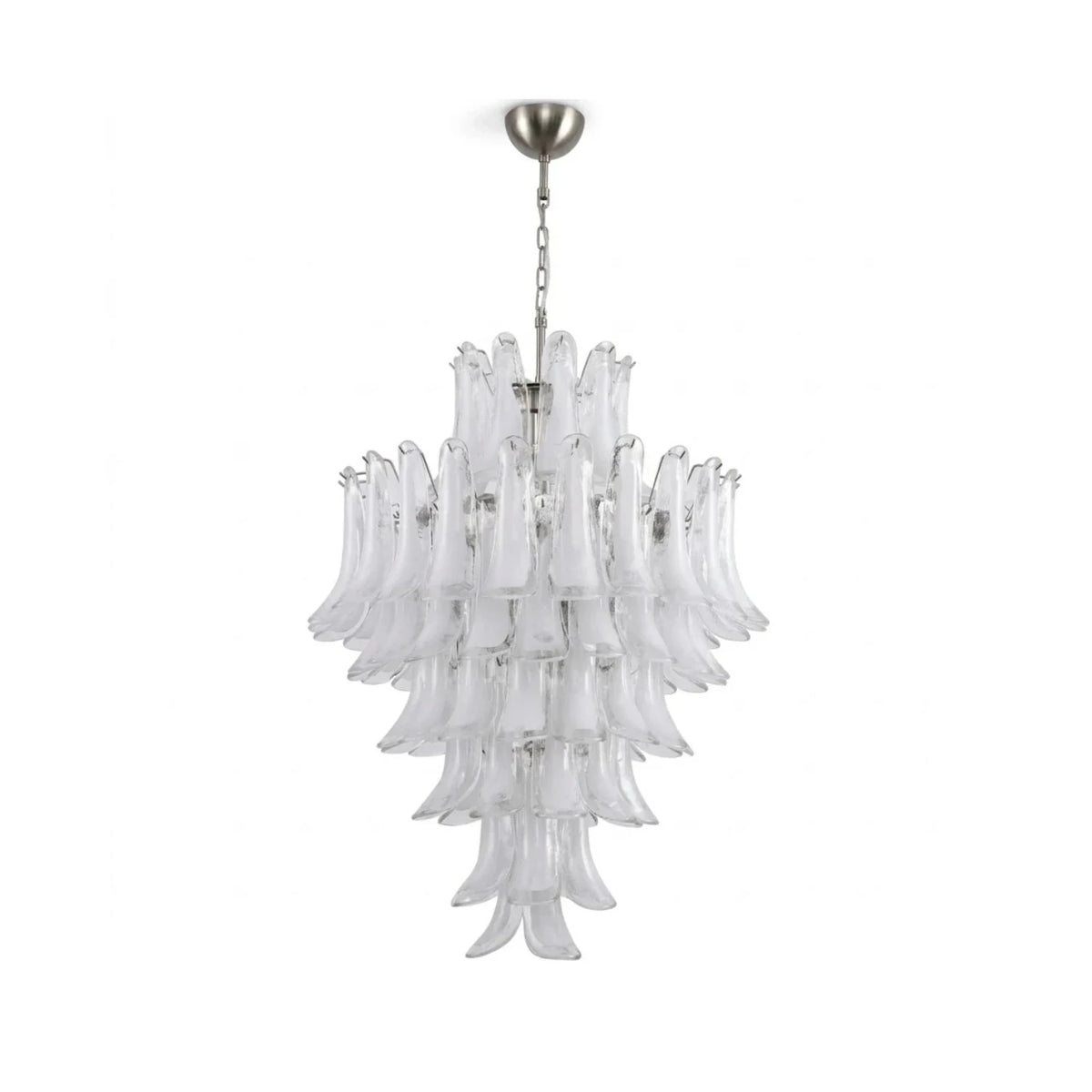 Venezia IceHorn Murano Glass Chandelier light fixture by AUVIELIGHT