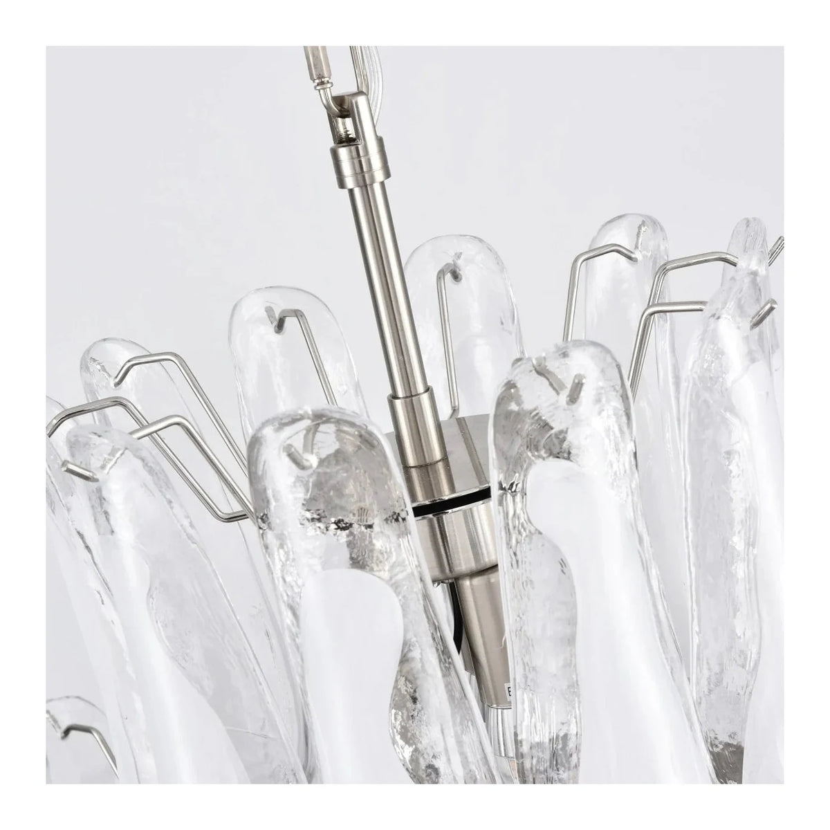 Venezia IceHorn Murano Glass Chandelier light fixture by AUVIELIGHT
