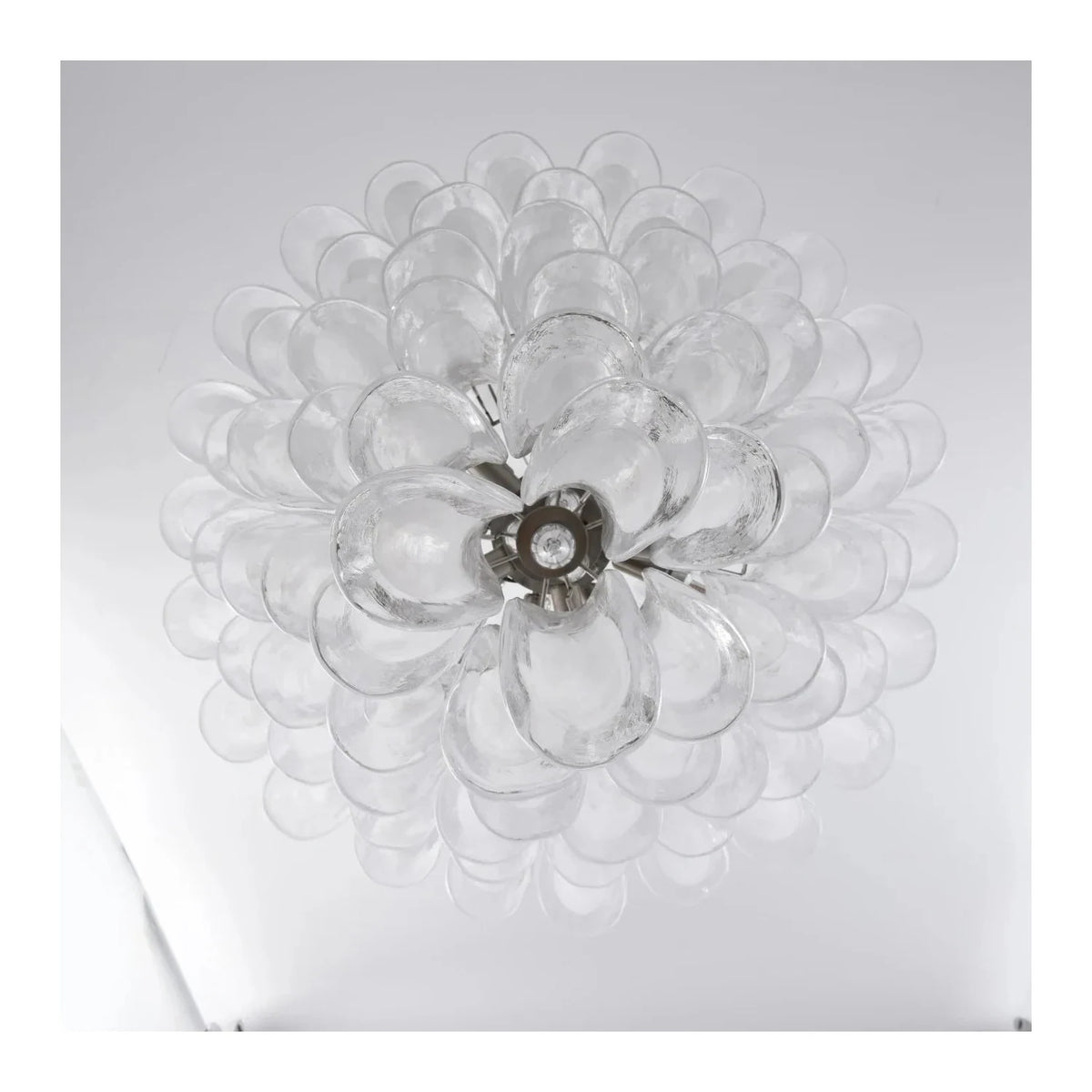 Venezia IceHorn Murano Glass Chandelier light fixture by AUVIELIGHT