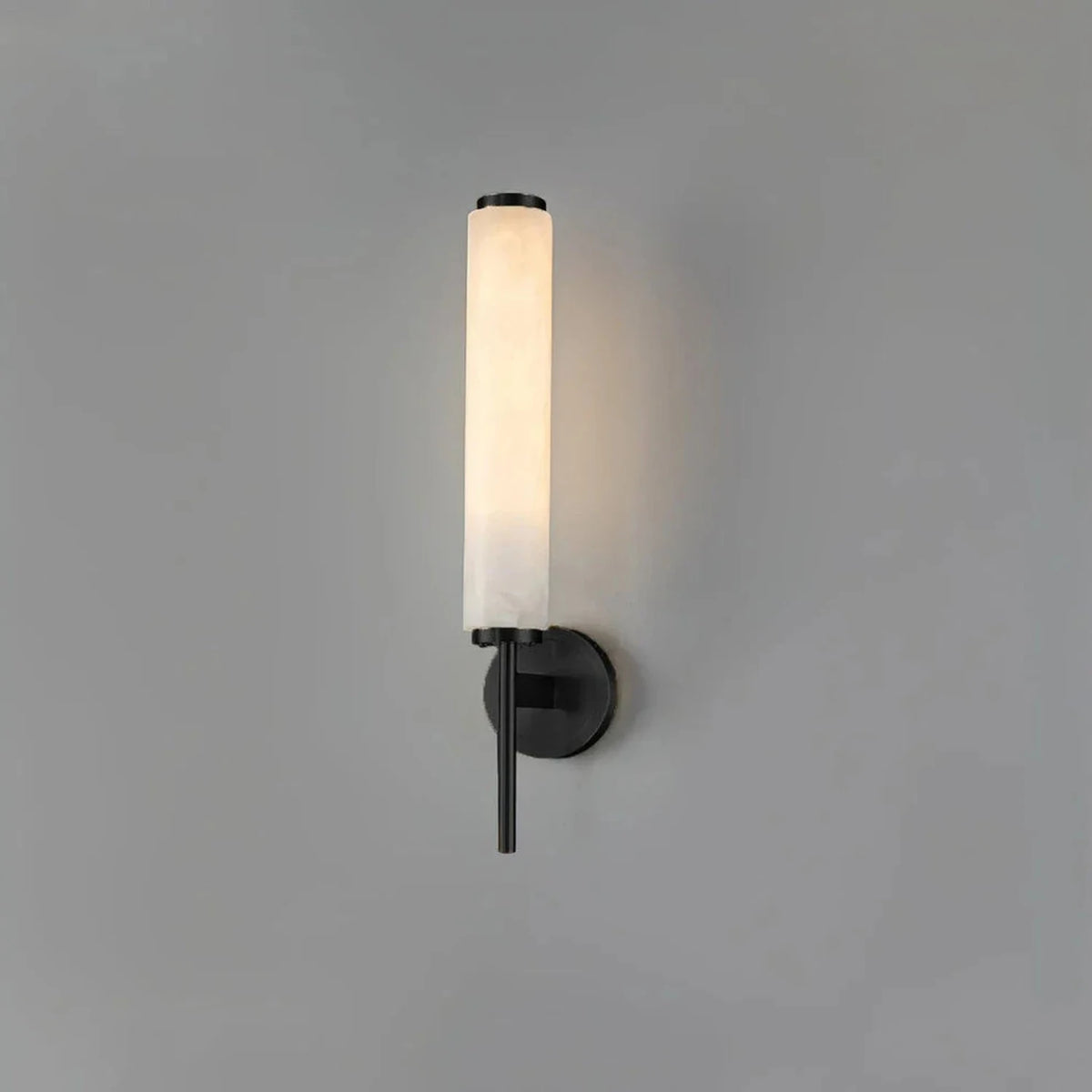 Vertical Wall Light in alabaster for Hallway by AUVIELIGHT
