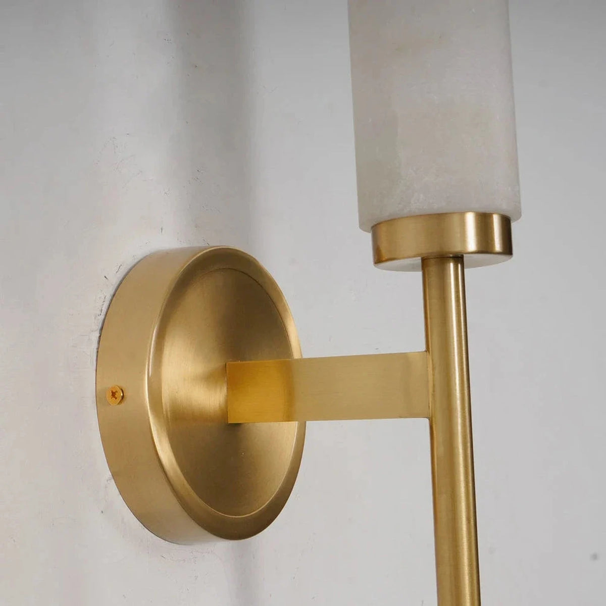 Vertical Wall Light in alabaster for Hallway by AUVIELIGHT