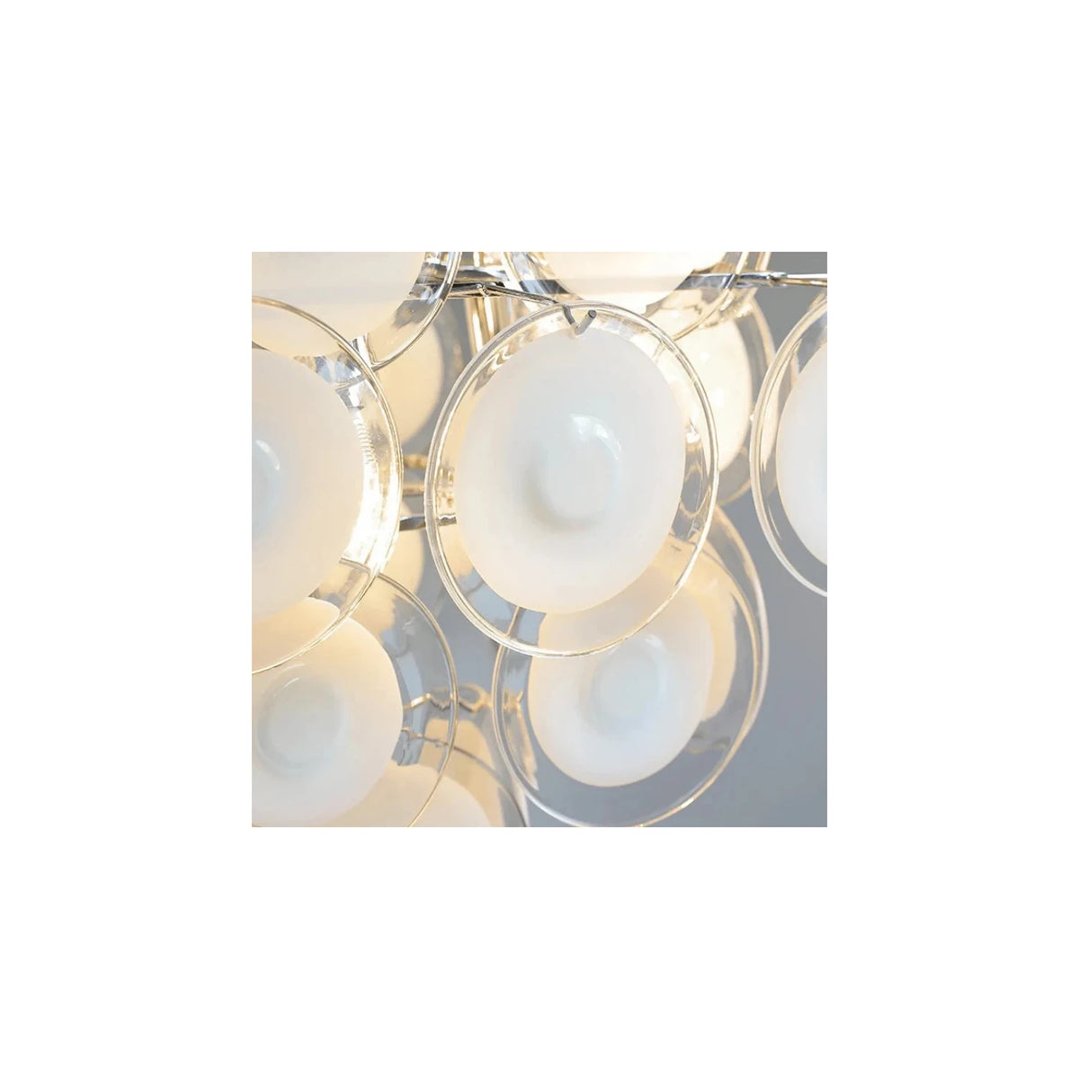 VistoDisc Italian Murano Glass Chandelier light fixture by AUVIELIGHT