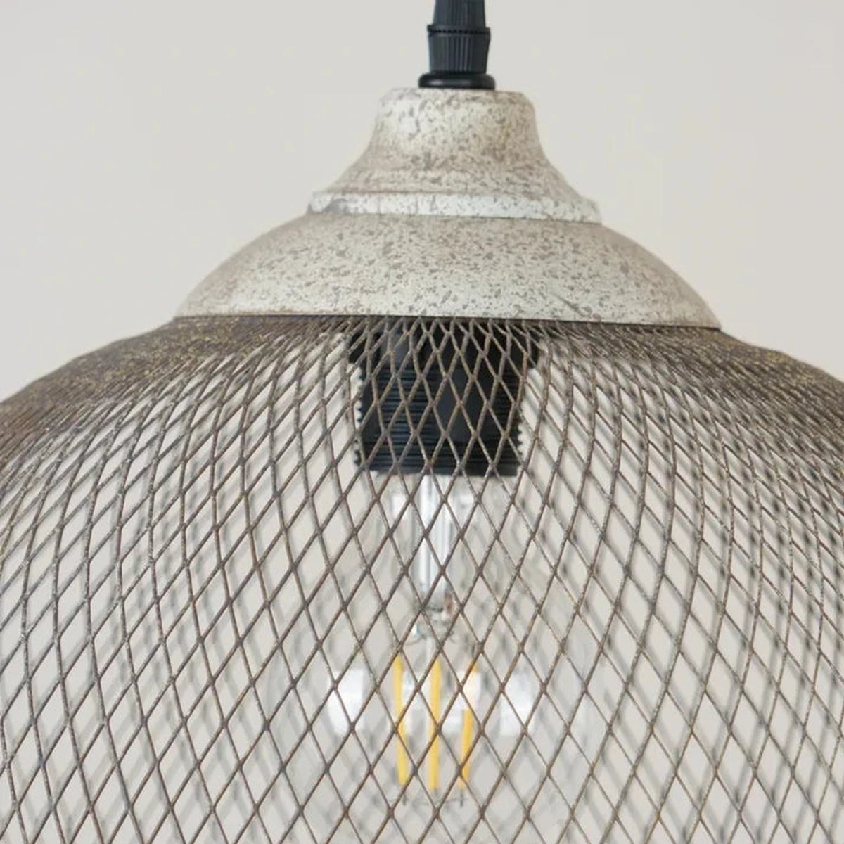 Woven Wire Globe Pendant Light for Kitchen Island by AUVIELIGHT