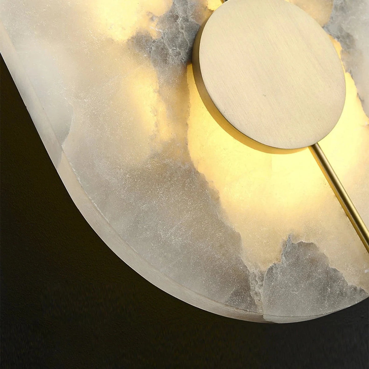 Zenith Organic Marble Sconce light fixture by AUVIELIGHT