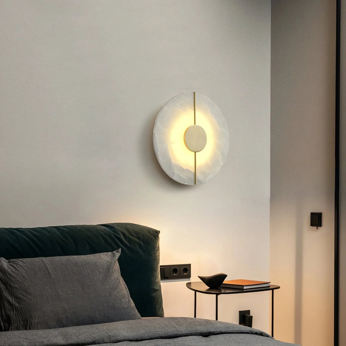 Zenith Organic Marble Sconce light fixture by AUVIELIGHT