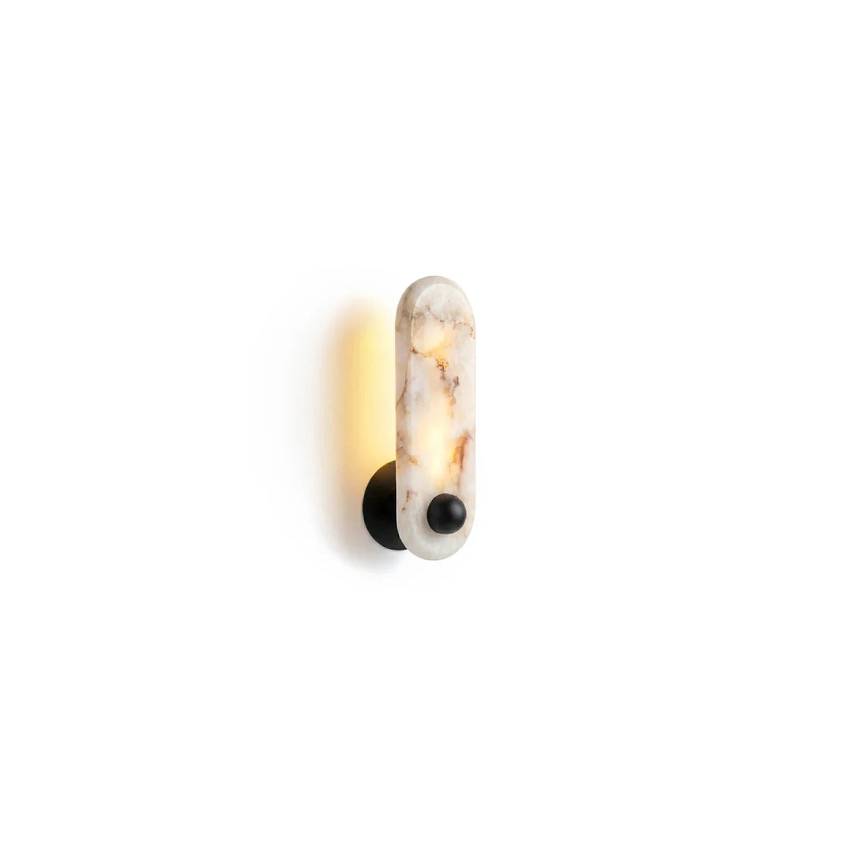 ZenOrb Minimalist Alabaster Wall Light by AUVIELIGHT