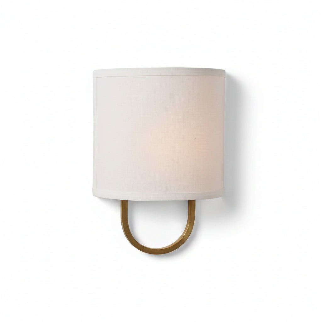 Althea Loop Wall Sconce in linen for Hallway by AUVIELIGHT
