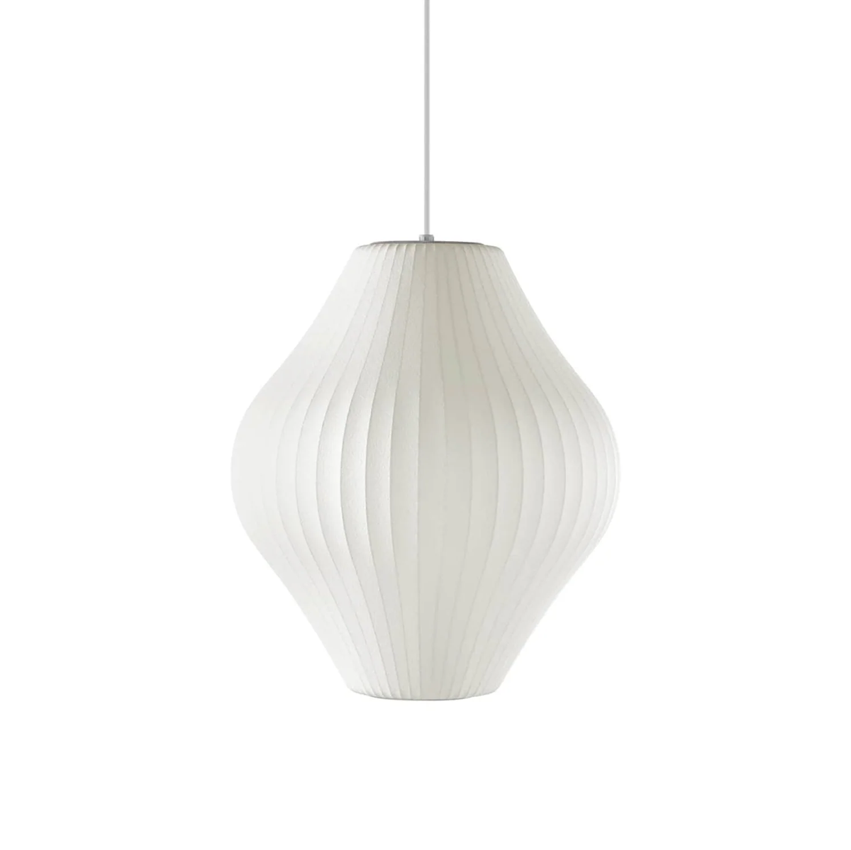 Nelson Bubble Pendant Light for Kitchen Island by AUVIELIGHT, Model C Ø 11.8" x H 11.8" /Dia 30cm x H 30cm / White