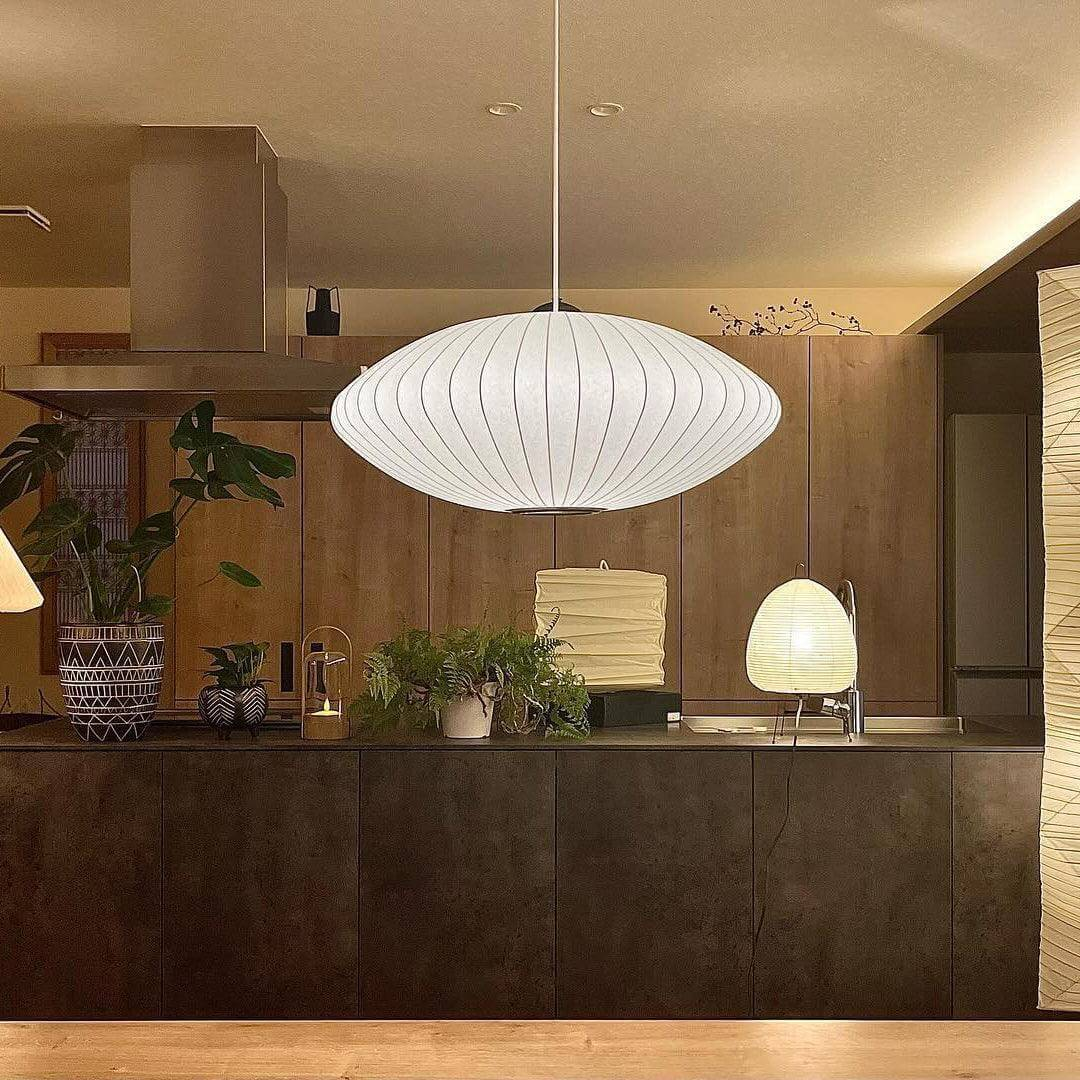 Nelson Bubble Pendant Light for Kitchen Island by AUVIELIGHT