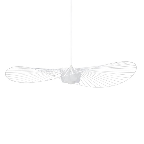 Vertigo Fiberglass Pendant Light in glass for Kitchen Island by AUVIELIGHT, Dia 100cm / Φ 39.4″ / White and 5 other sizes