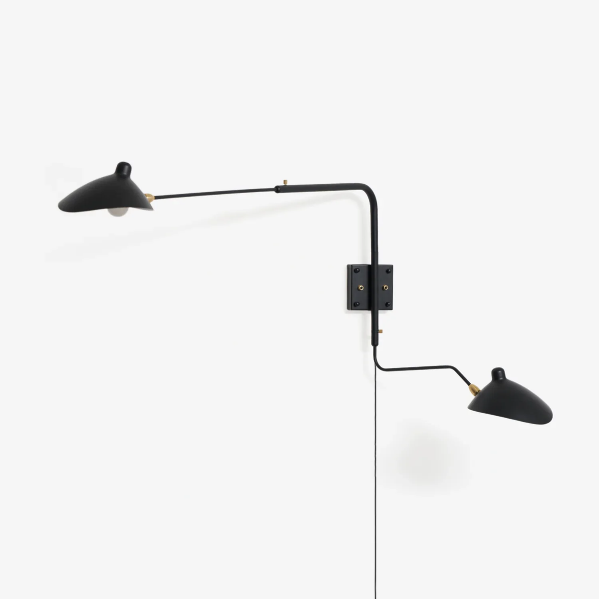 Serge Mouille Wall Sconce for Hallway by AUVIELIGHT, L 120cm x H 60cm / L 47.2″ x H 23.6″ / White / AU plug and 7 other sizes