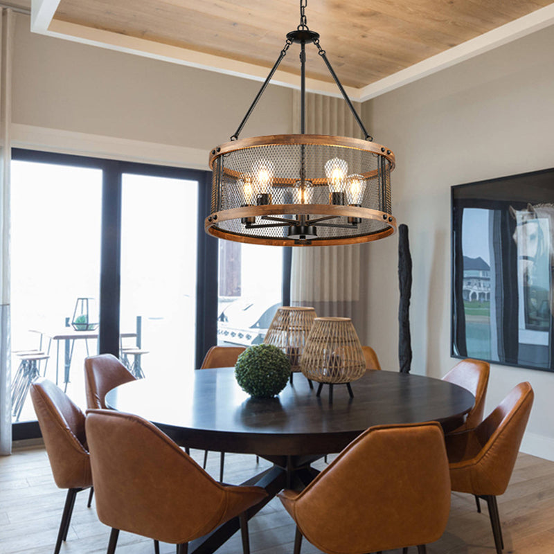 Harrison Mesh Chandelier for Dining Room by AUVIELIGHT