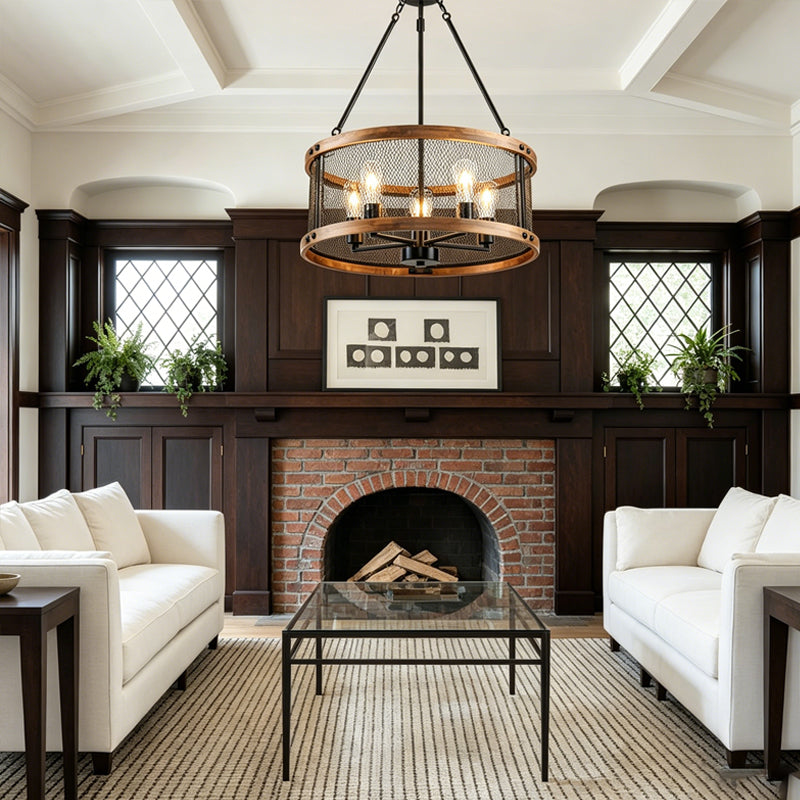 Harrison Mesh Chandelier for Dining Room by AUVIELIGHT
