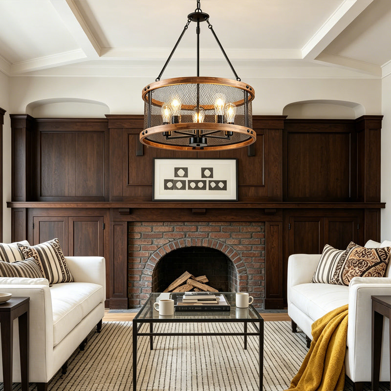Harrison Mesh Chandelier for Dining Room by AUVIELIGHT