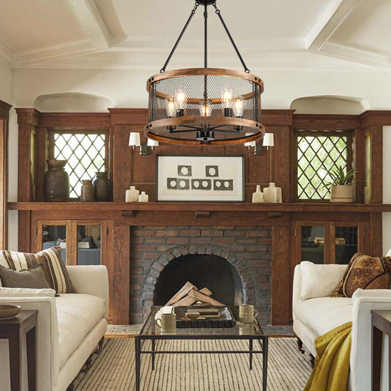 Harrison Mesh Chandelier for Dining Room by AUVIELIGHT