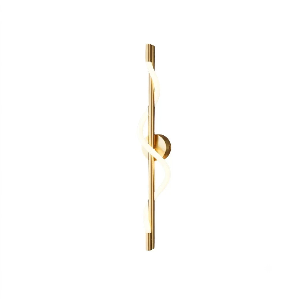 Rope Linear Wall Sconce in brass for Hallway by AUVIELIGHT