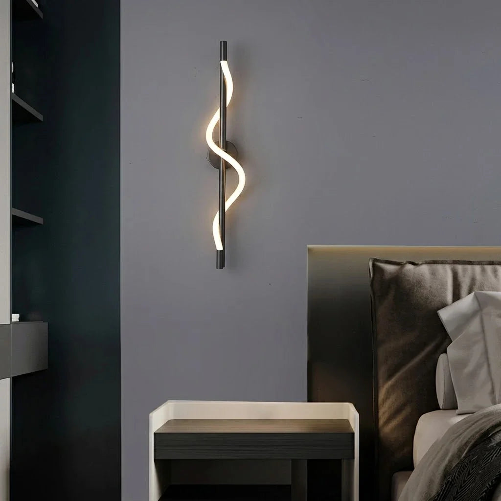 Rope Linear Wall Sconce in brass for Hallway by AUVIELIGHT