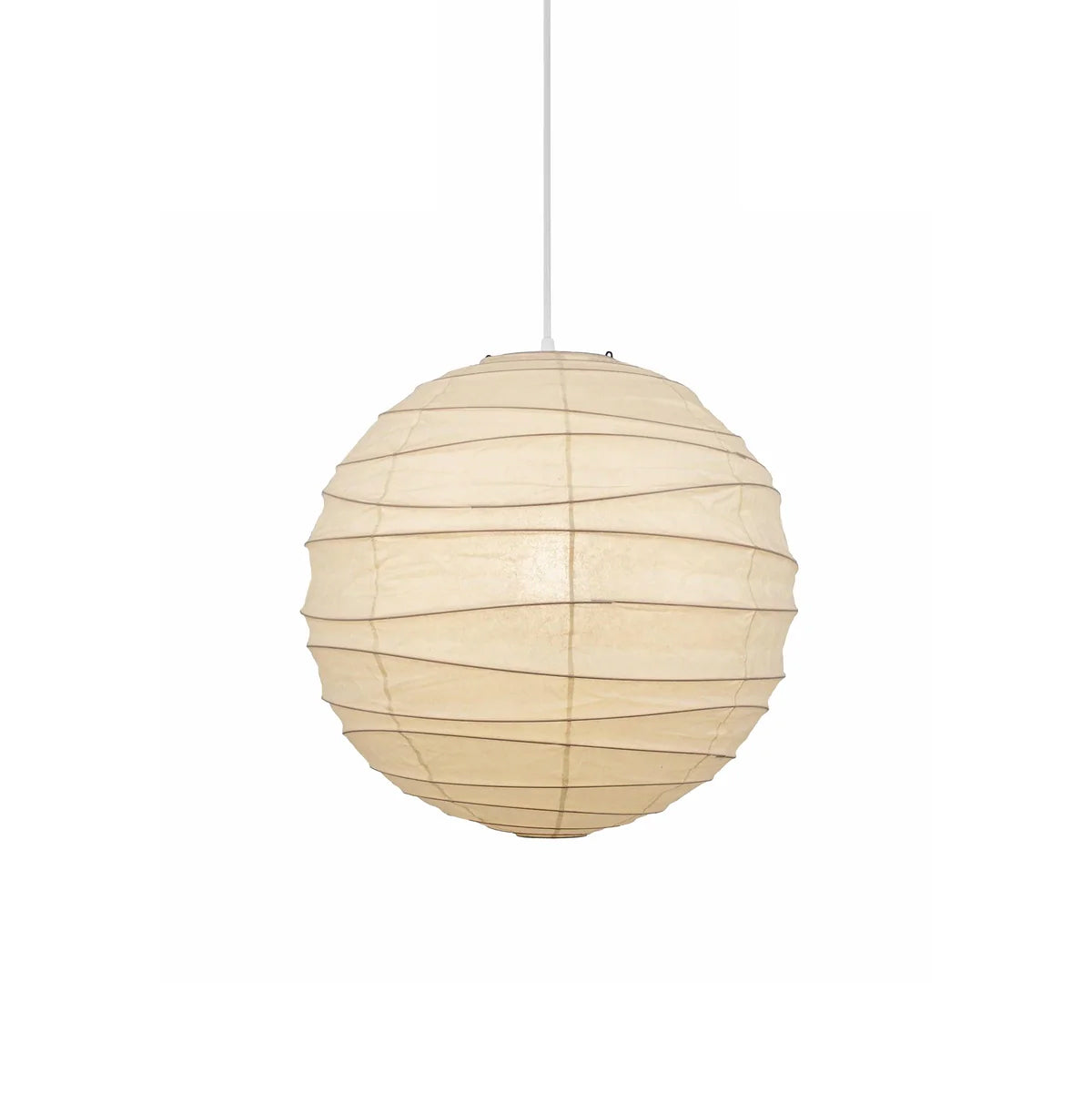 Akari D Pendant Light in paper for Kitchen Island by AUVIELIGHT