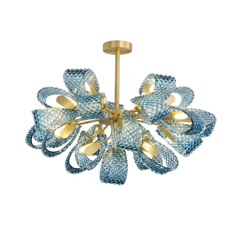 Ribbon Chandelier in textured for Dining Room by AUVIELIGHT