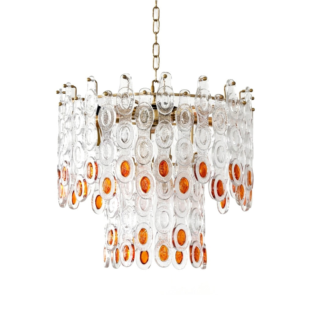 Link Geometric Chandelier for Dining Room by AUVIELIGHT