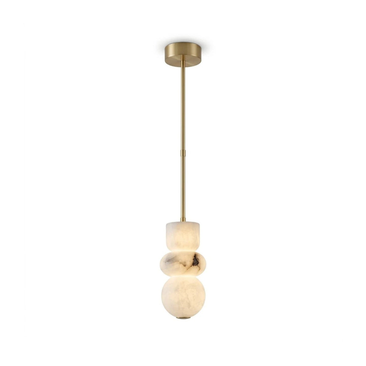 Cairo Pendant Light in alabaster for Kitchen Island by AUVIELIGHT