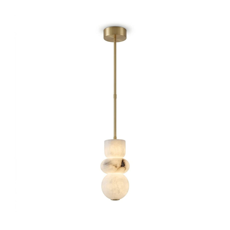 Cairo Pendant Light in alabaster for Kitchen Island by AUVIELIGHT
