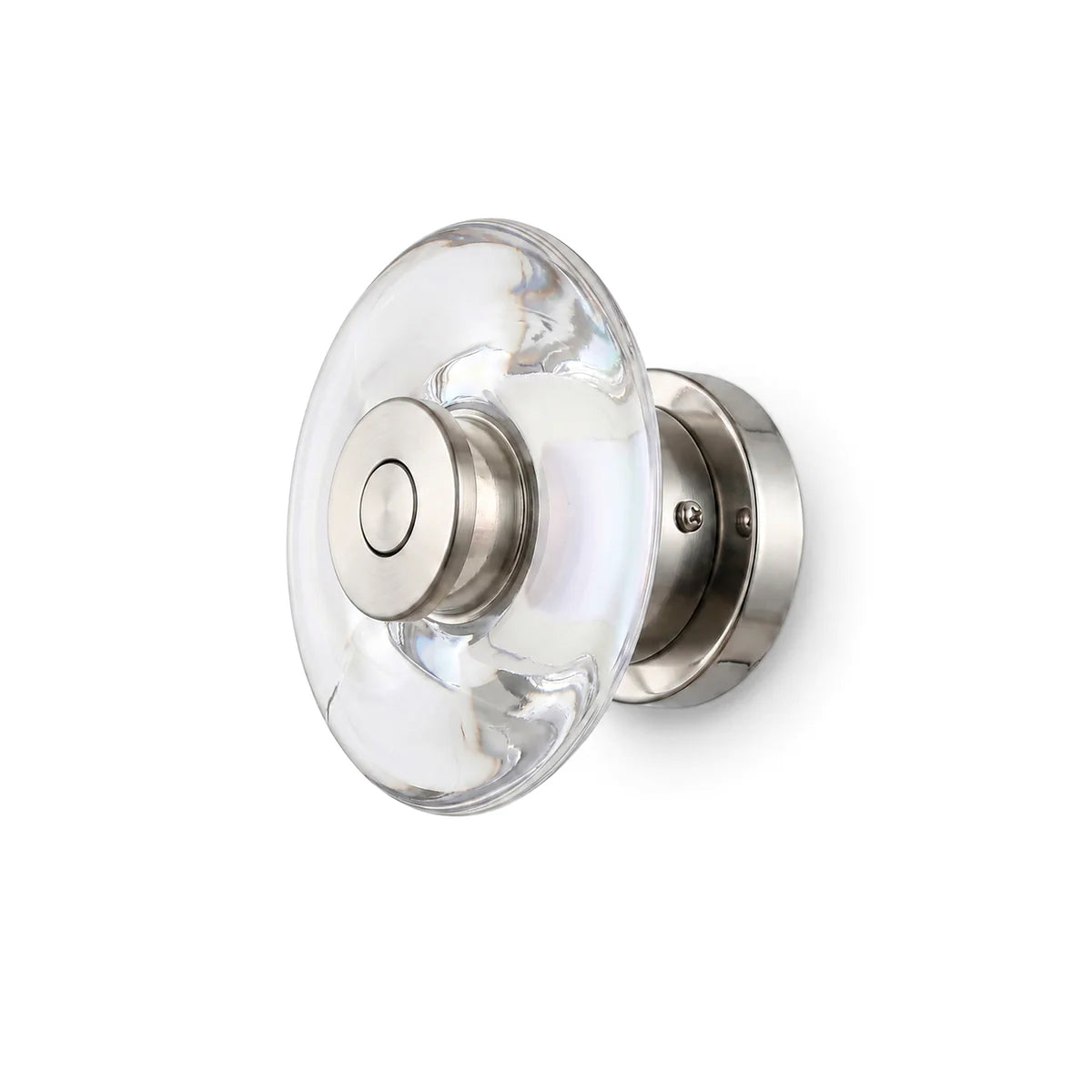 Disc Wall Sconce in crystal for Hallway by AUVIELIGHT