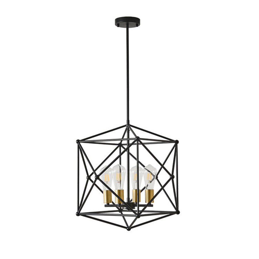 Polyhedron Wireframe Chandelier for Dining Room by AUVIELIGHT