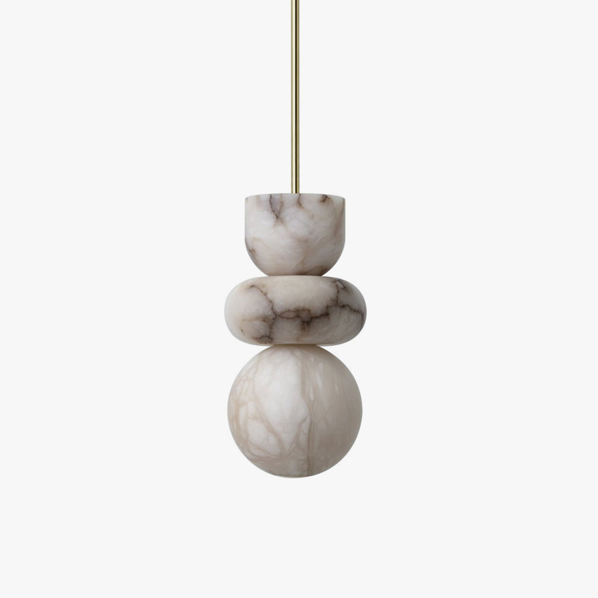 Cairo Pendant Light in alabaster for Kitchen Island by AUVIELIGHT